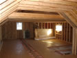 Open attic view of a RBA modular home in Ocean County, Ortley Beach, NJ